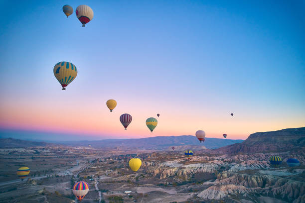 istock Flying hot air balloons 2059472925