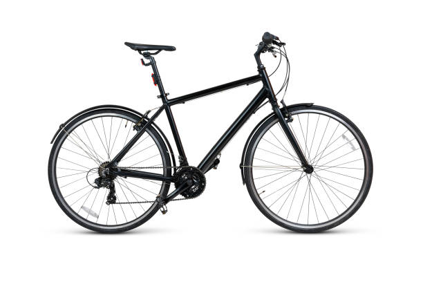 istock Black Urban Bicycle with Clipping Path 2059474033