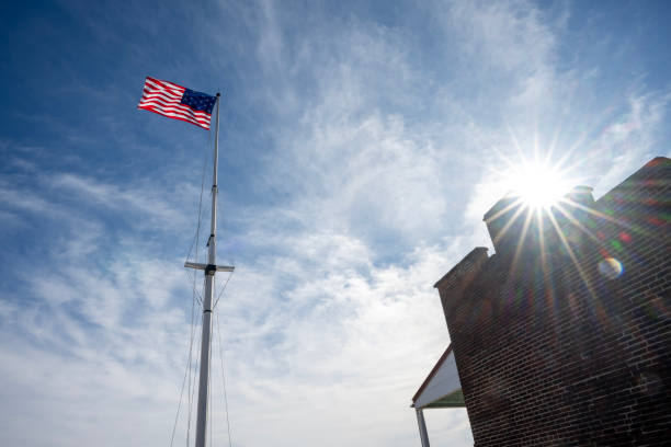 istock American flag at Fort McHenry 2059687459