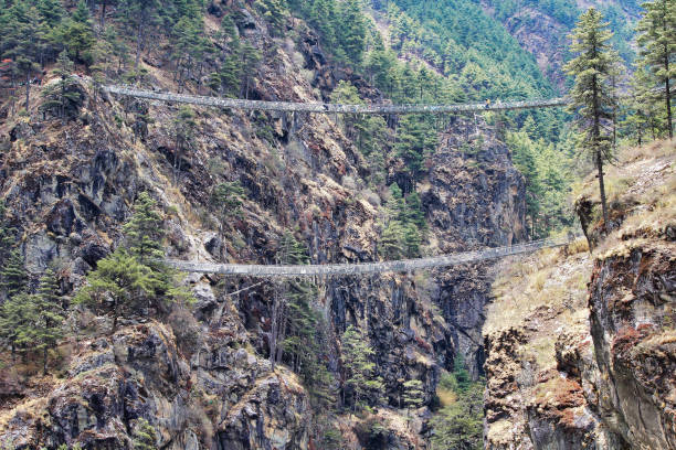 istock Steel Rope Bridges on Everest Base camp trek 2059728717