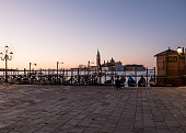 View of the Church of San Giorgio Maggiore in Venice, Italy