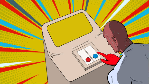 Click Red Button Sweating 100+ Hero Meme Stock Photos, Pictures & Royalty-Free Images - iStock
