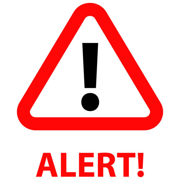 warnungssymbol. achtung warnung angreifer alarmzeichen. gefahren- und warnsymbol. flacher stil. - warnschild stock-grafiken, -clipart, -cartoons und -symbole