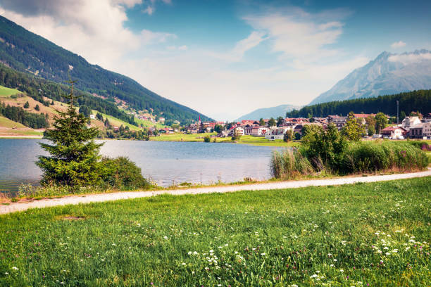 istock Bright summer view of St. Valentin village 2059902352