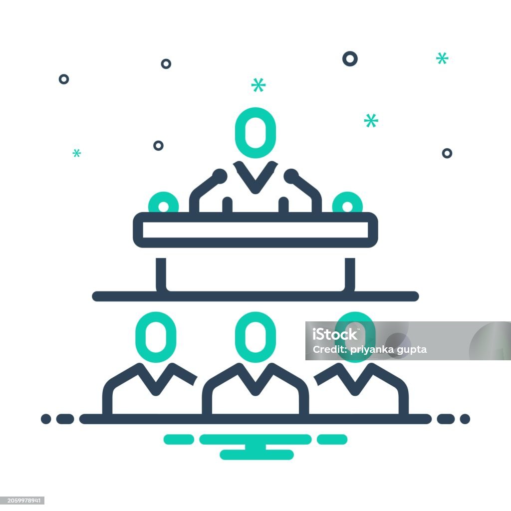 Conference Convention Stock Illustration - Download Image Now ...