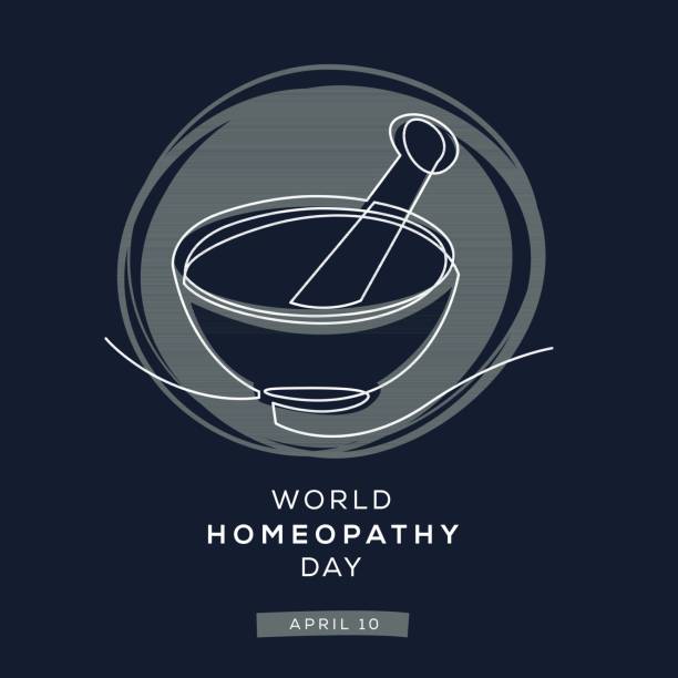 World Homeopathy Day. World Homeopathy Day, held on 10 April. World Homeopathy Day stock illustrations