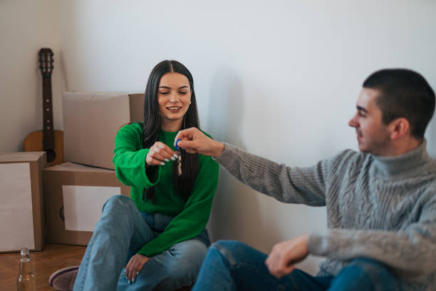istock young couple is enjoying their new apartment 2060040854