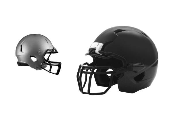 istock Football Helmets on white 2060090744