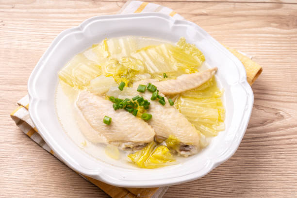 istock Chinese chicken wing and Chinese cabbage soup 2060095099