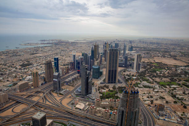 istock Aerial view of Dubai 2060125226