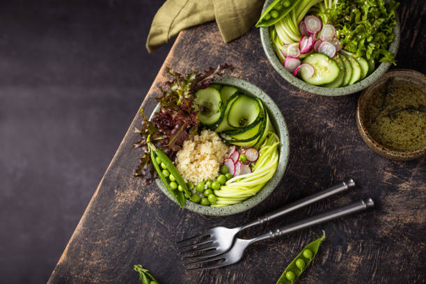 istock Vegan healthy green buddha bowl 2060144203