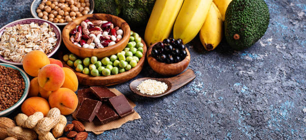 istock Assortment of food containing magnesium 2060148005