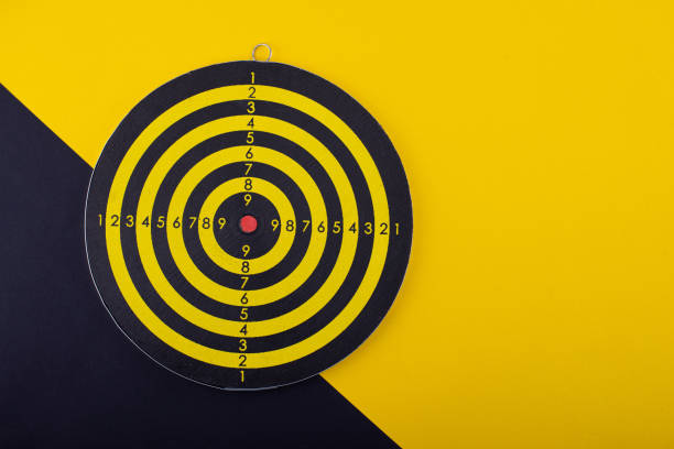 istock Target and goal concept with darts and arrows 2060148038
