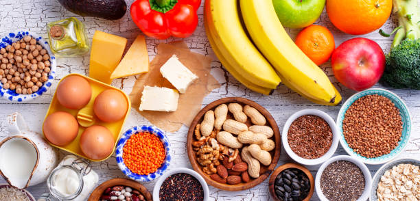 istock Ovo-lacto vegetarian healthy diet concept. 2060148044