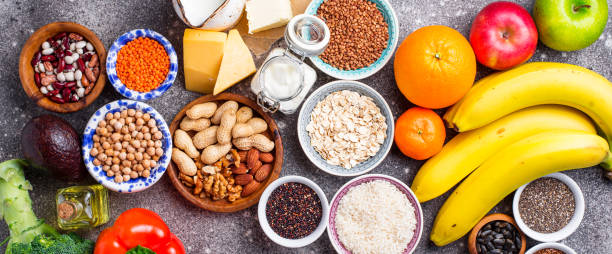istock Lacto vegetarian diet concept. Healthy food 2060148056