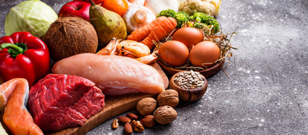 istock Healthy products for paleo diet 2060148085