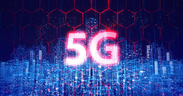 istock Futuristic City Covered By 5G High Speed Mobile Network. 2060152119