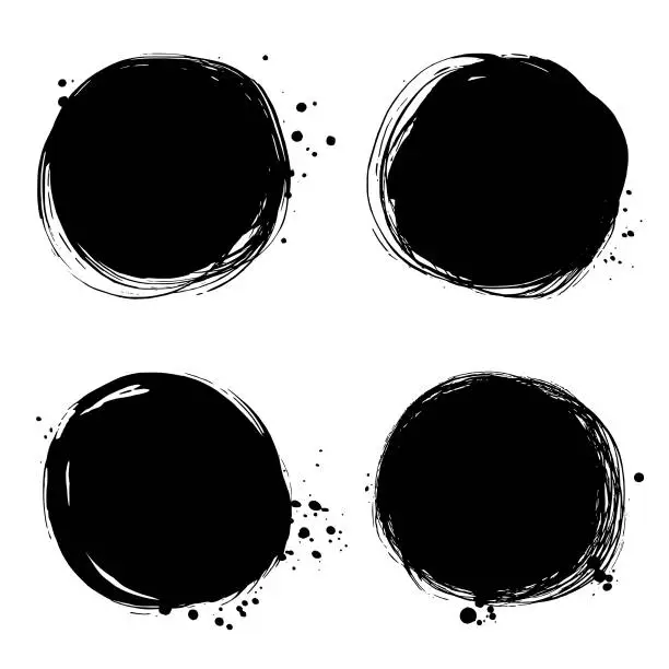 Vector illustration of Circles