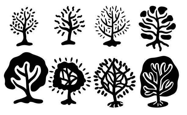 Man Tree Linocut 1,100+ Linocut Trees Stock Illustrations, Royalty-Free Vector Graphics ...