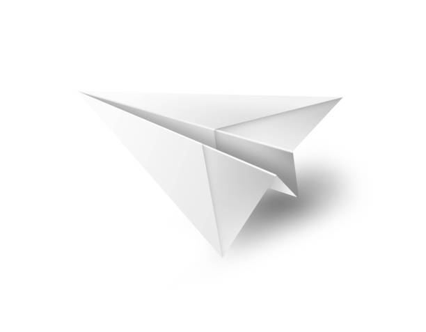 istock isolated paper airplane flying 2060179695