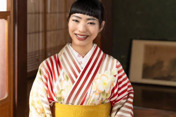 istock Japanese woman in kimono 2060271612