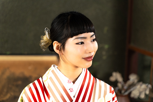 Japanese woman in kimono