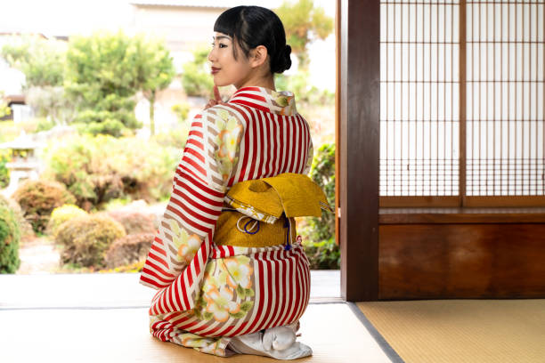 istock Japanese woman in kimono 2060275726