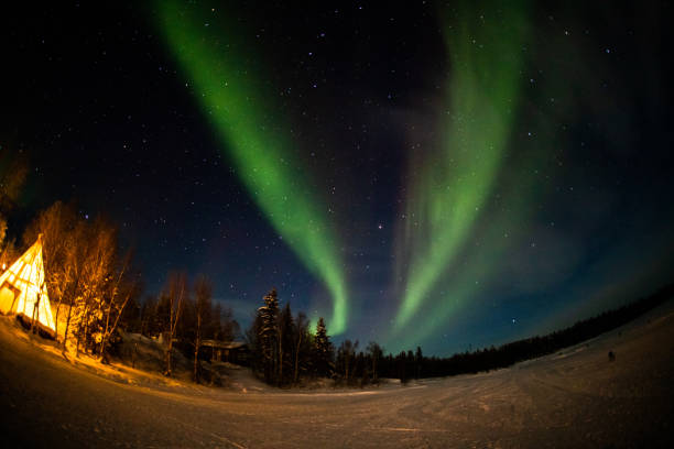 istock Northern Lights in Yellow Knife, Canada. 2060296803