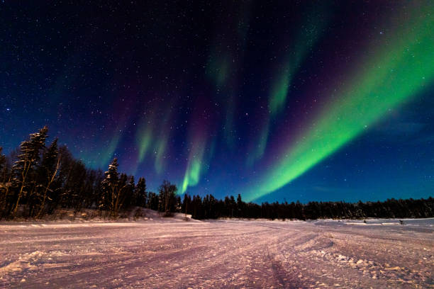 istock Northern Lights in Yellow Knife, Canada. 2060297347