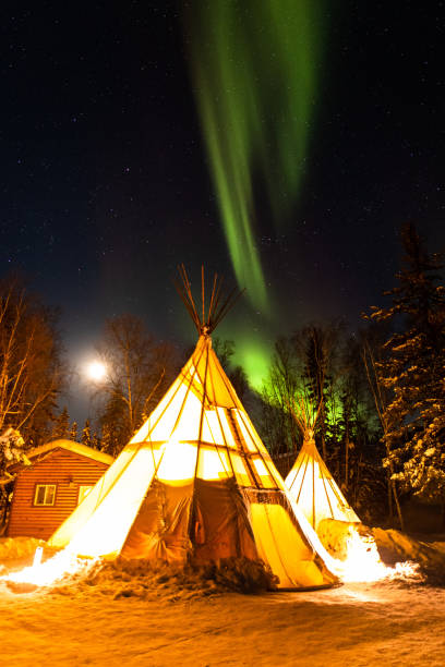 istock Northern Lights in Yellow Knife, Canada. 2060305130