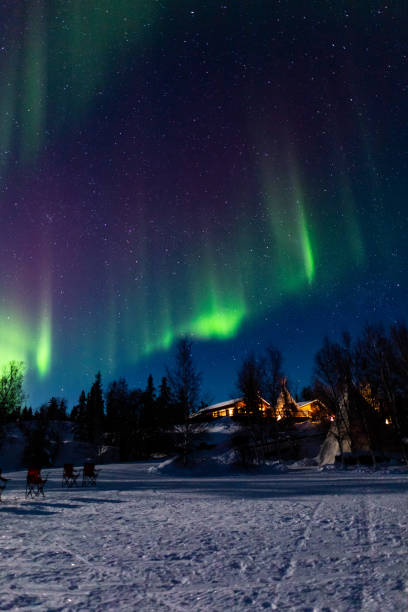 istock Northern Lights in Yellow Knife, Canada. 2060305638