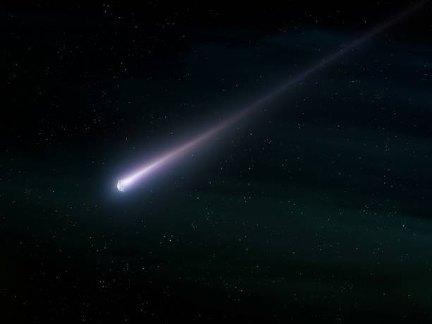 istock Meteorite in the sky with stars. 2060343602