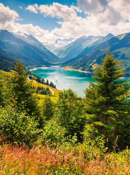 istock Graet summer view of the Speicher Durlassboden lake 2060398097