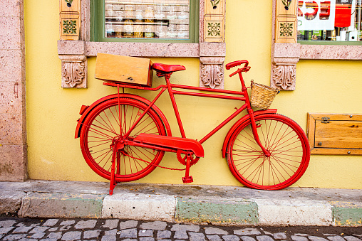 Cunda - Decoration from old bicycles on Alibey Island