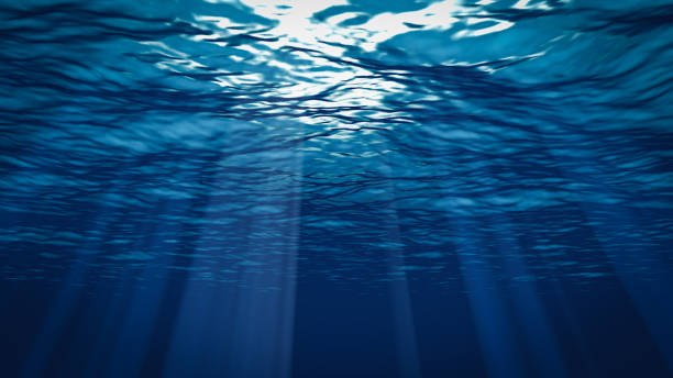 istock 3D illustration rendering Underwater of ocean waves. 2060426793
