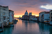 Dawn At The Grand Canal In Venice, Italy
