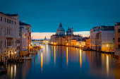 Dawn At The Grand Canal In Venice, Italy