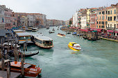 The Grand Canal From The Rialto Bridge, Venice, Italy
