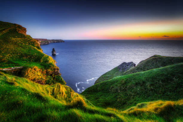 istock Cliffs of Moher at sunset in Co. Clare, Ireland. 2060470805