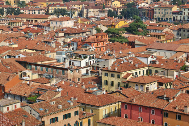 Verona cityscape from above