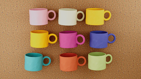 Choose the right one for the best result, Colorful Mugs