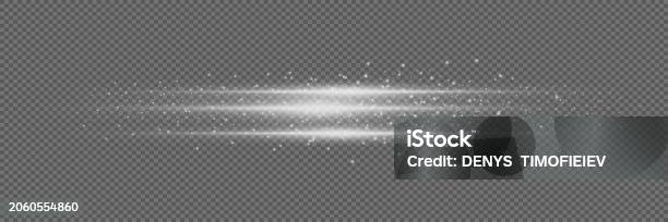White Line Flash Horizontal Light Rays Glowing White Line Flash Of Light And Explosion ...