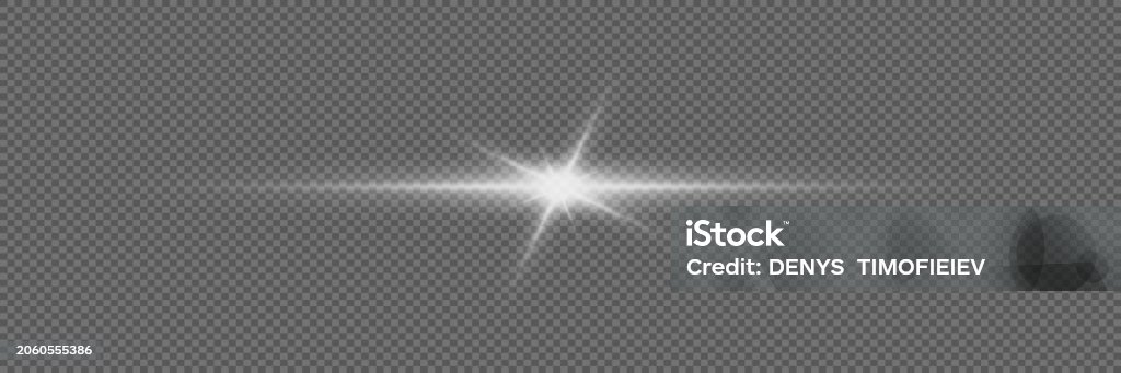 White Line Flash Horizontal Light Rays Glowing White Line Flash Of Light And Explosion ...