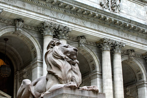 istock Lion guarding the New York Public Library (USA). 2060608835