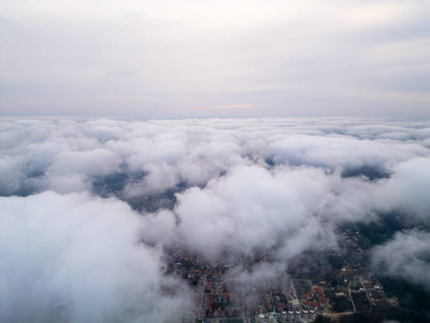 istock Aerial View of Clouds From Airplane 2060627090
