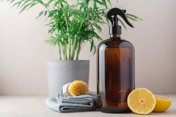 Concept of natural cleaning products
