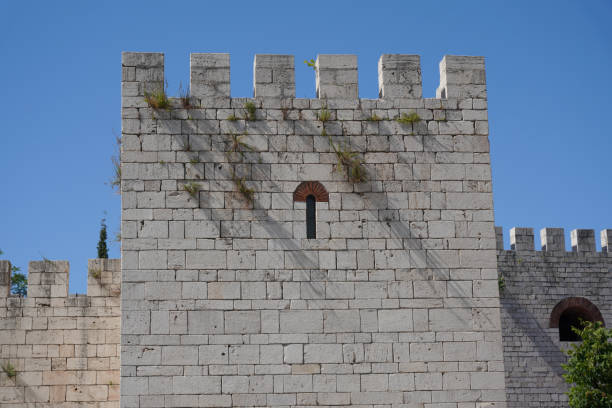 Castle Walls of Bursa City in Turkiye