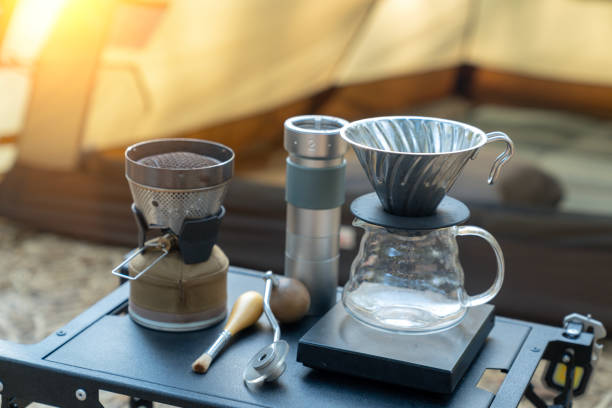 istock Drip coffee at campsite in the morning 2060721488
