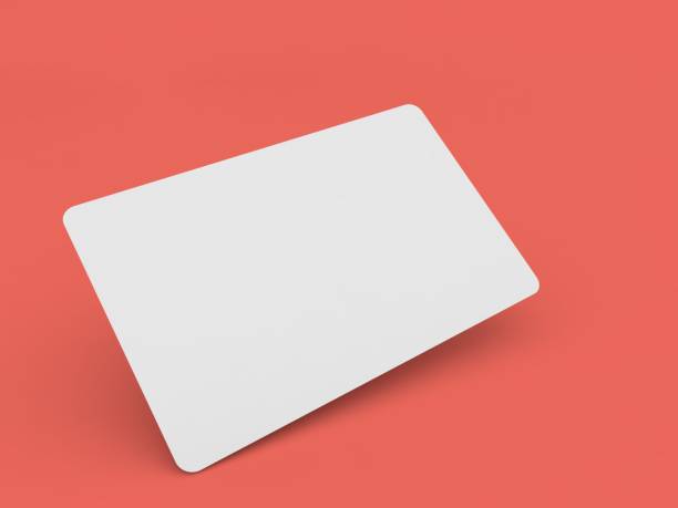 istock Credit cards mockup on a red background. 2060726887