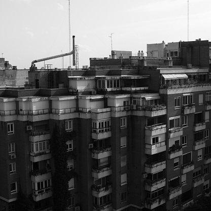 Immeuble de Madrid en format carré